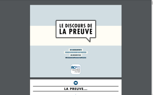 La preuve - 30 arguments