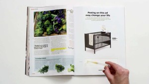 IKEA pregnancy test print ad