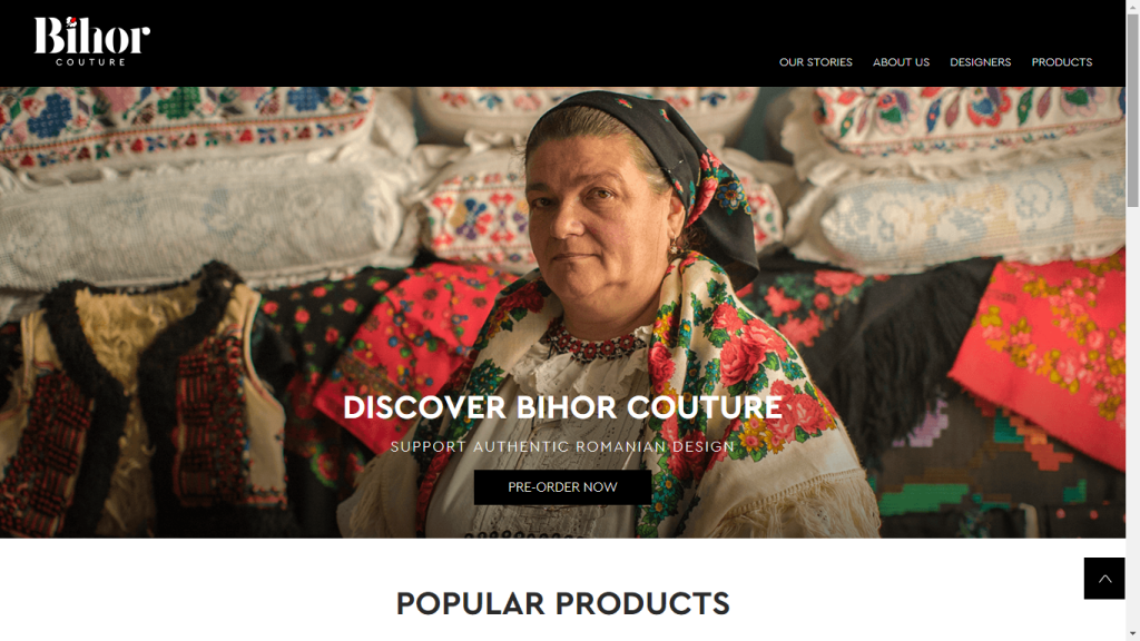 Bihor Couture website
