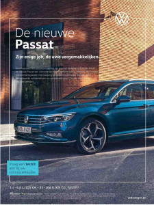 VW Passat advertentie Knack
