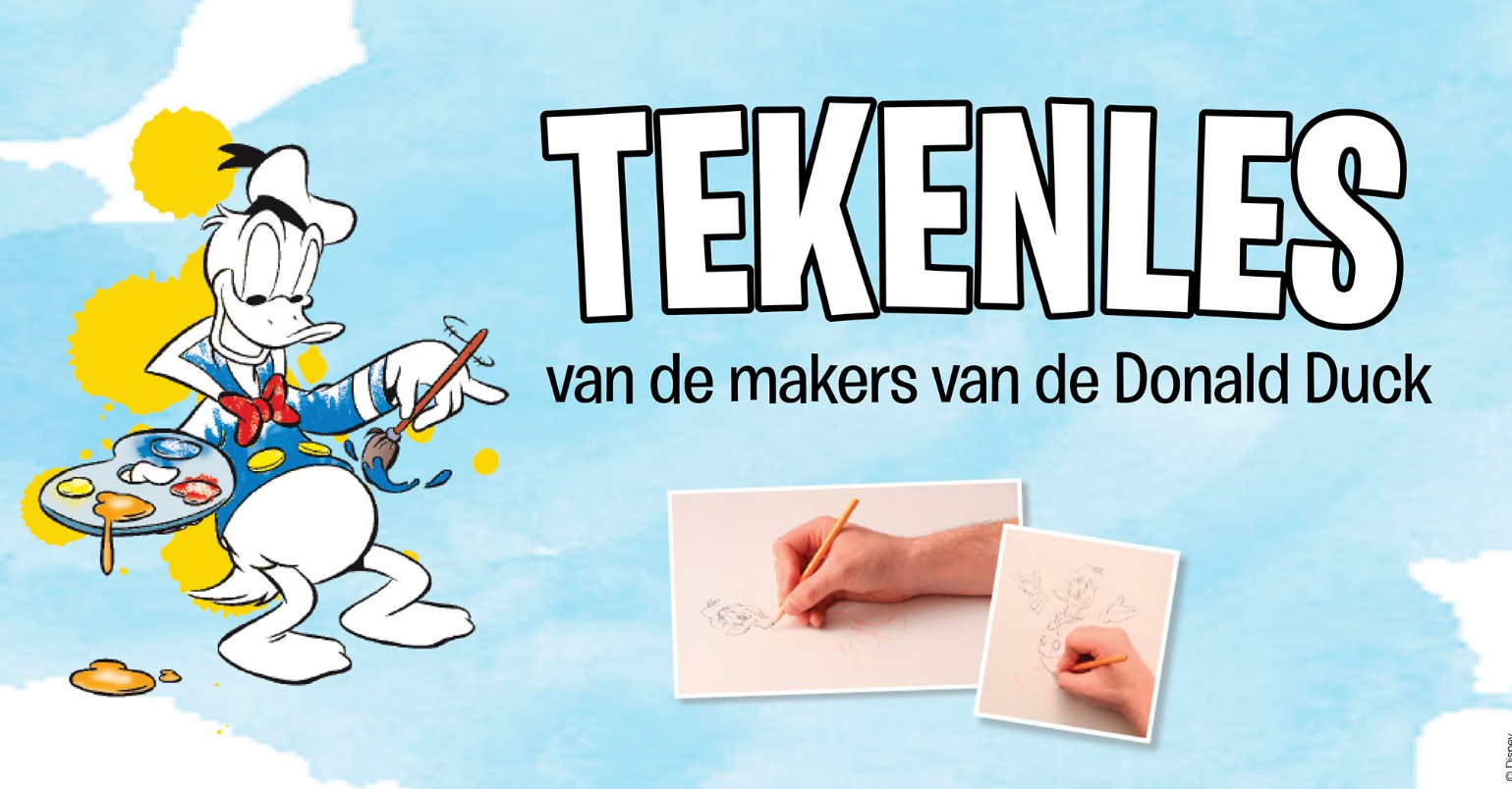 Donald Duck tekenles