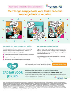 Yongo / AG advertentie in Goed Gevoel