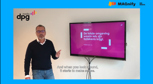 Rpger Verdurmen presenting at MAGnify 2020