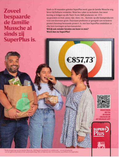 Delhaize Superplus advertentie in Humo