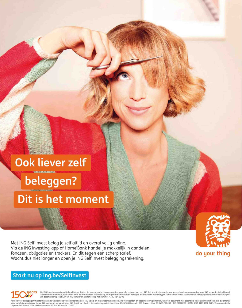 ING advertentie in Libelle