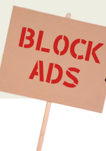Block ads bord