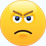 Angry emoticon