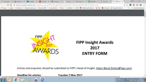 FIPP Insight Awards logo