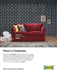 Pub IKEA: Place a l'inattendu
