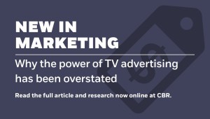 Why the power of TV advertising has been overstated