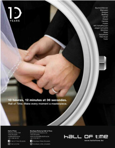 Pub de Hall of time, Paris Match