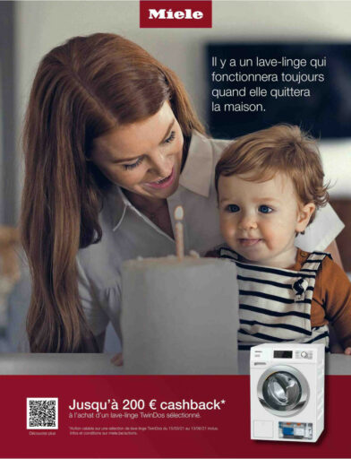 Miele pub dans Femmes d'aujourd'hui