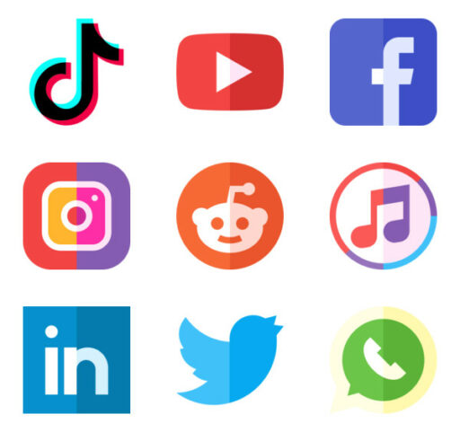 social media icons