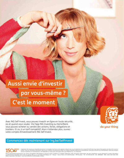 ING publicité dans Femmes d'Aujourd'hui